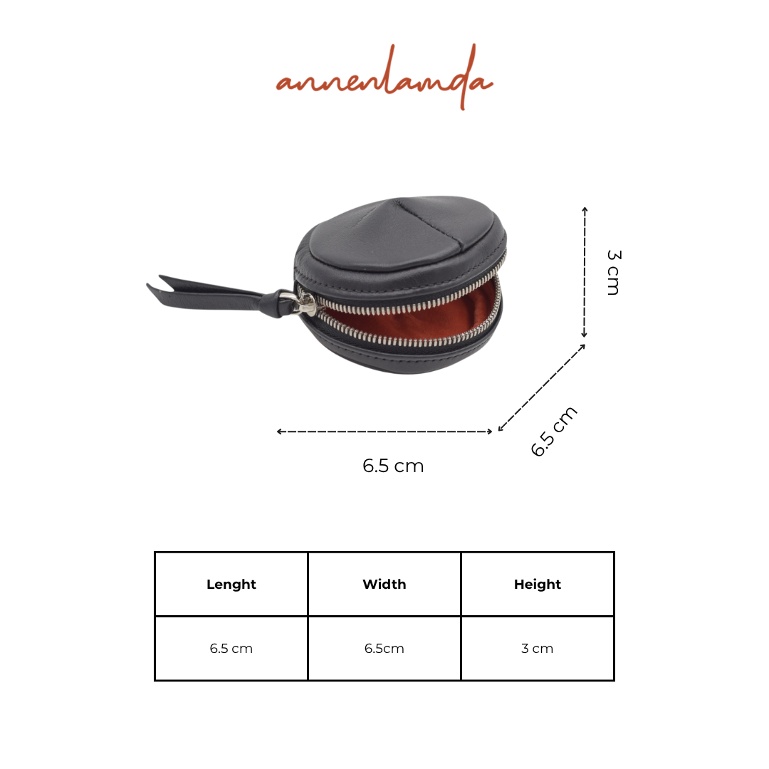 Túi da bò lót cừu nhung hình Há Cảo AN-ACBK012