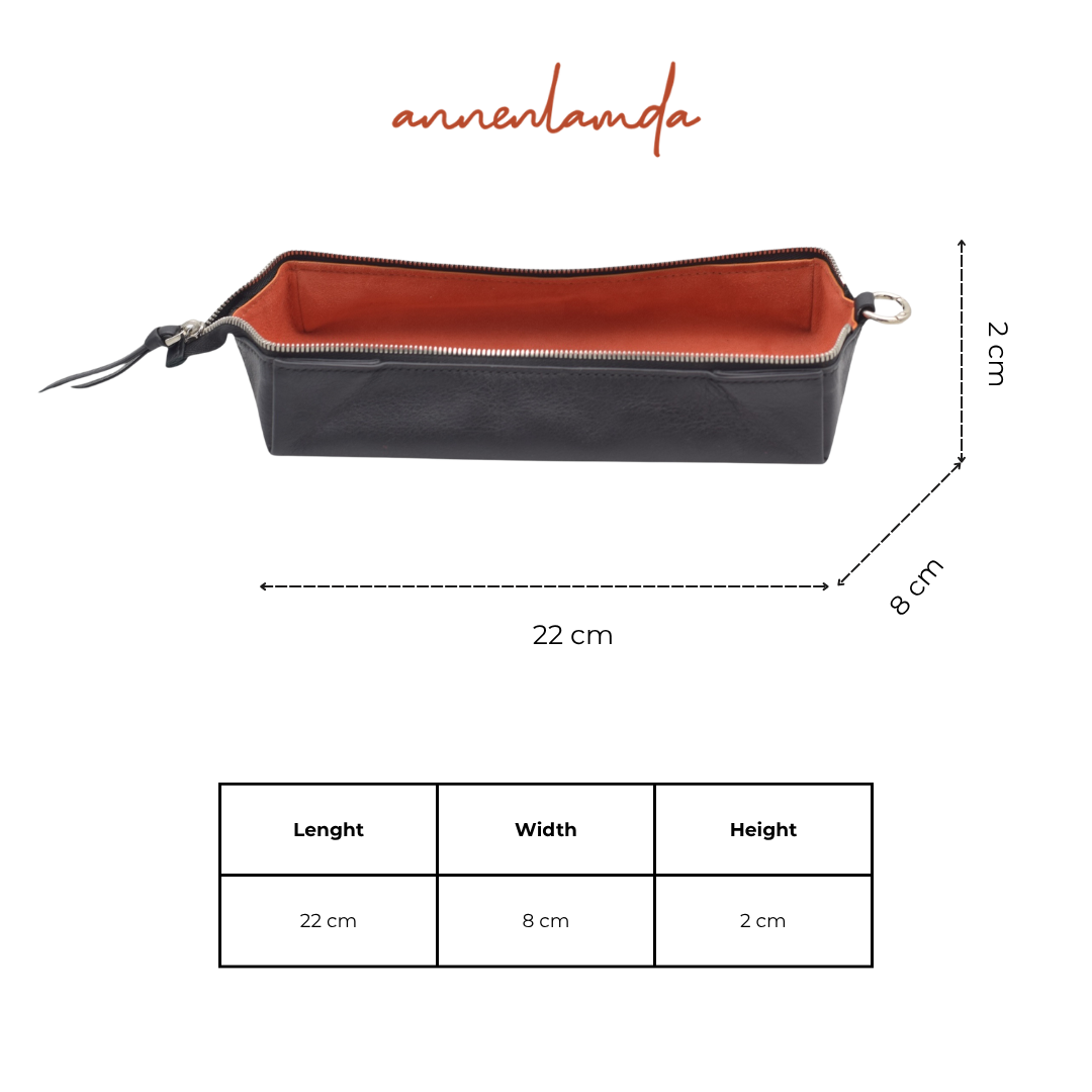 Túi da bò lót cừu nhung Hình Bánh Tẻ AN-ACBK003