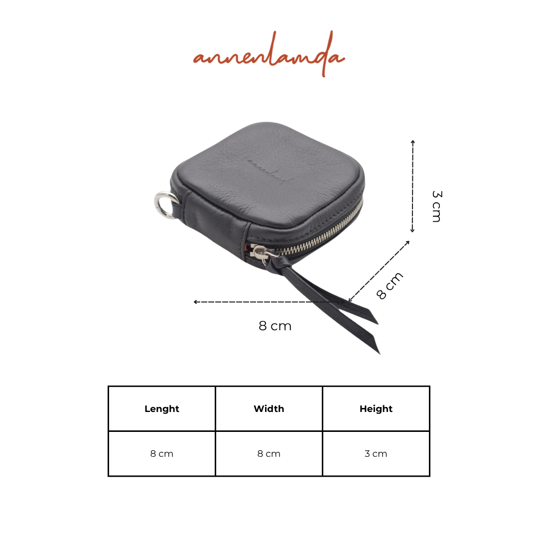 Túi da bò lót cừu nhung Bánh Nướng AN-ACBK006