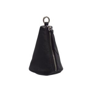 Túi mini da bò lót cừu nhung hình Bánh Oản AN-ACBK0010