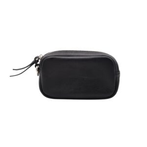Túi mini da bò lót cừu nhung hình Bánh Tổ AN-ACBK005