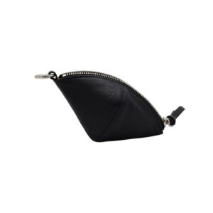 Túi mini da bò lót cừu nhung hình Croissant Nhỏ AN-ACBK008-1