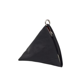 Túi mini da bò lót cừu nhung hình Bánh Giò Nhỏ AN-ACBK014