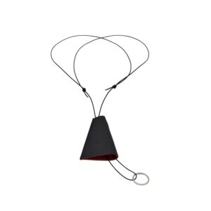 Túi chìa khoá da bò lót cừu nhung hình Ốc Quế AN-KYBK001